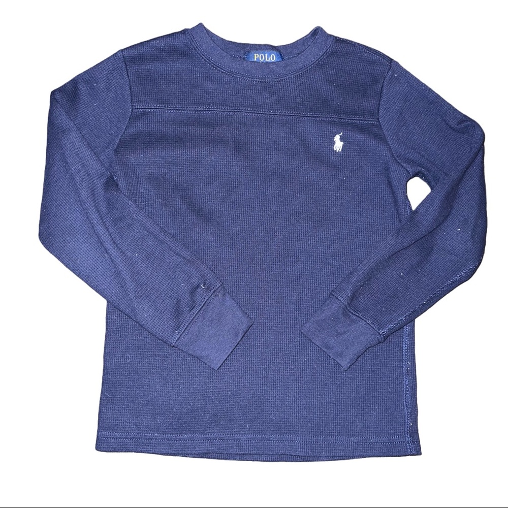 Boys Polo Ralph Lauren Waffle Shirt - Picture 1 of 2